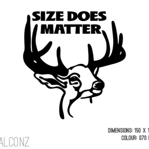 Size Does Matter Deer Head