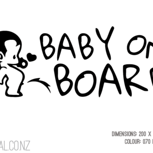 Cute Peeing Baby on Board