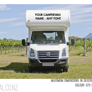 Custom Campervan / Motorhome Name Text 400x200mm