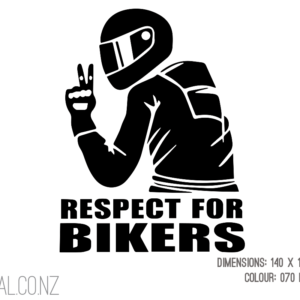 Respect For Bikers Motorbike Rider In Helmet