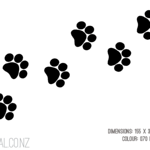 Dog / Cat Animal Paw Prints x6