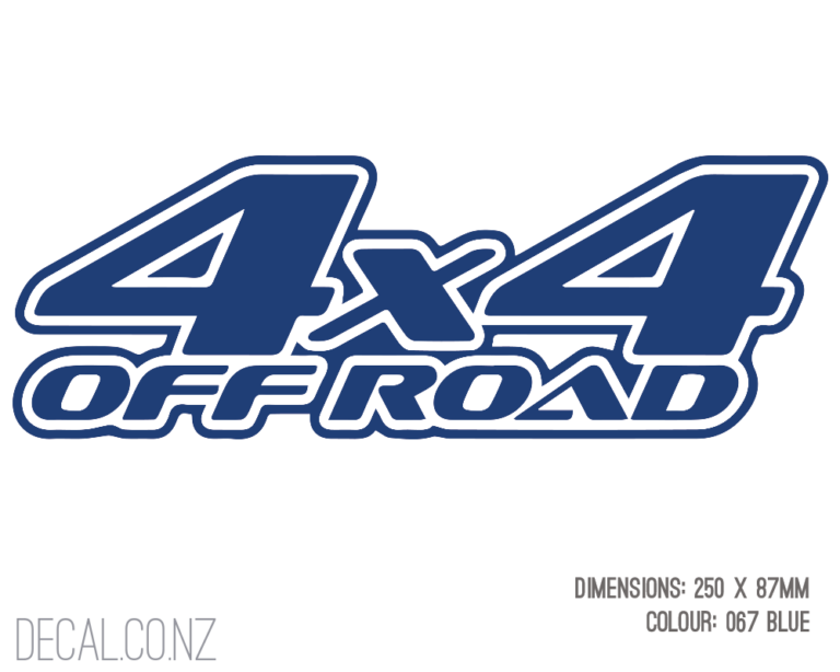 4×4 Off Road 4 Wheel Drive Decal.co.nz