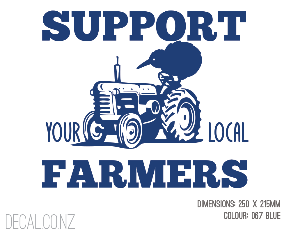 thumbnail image 2 of My Other Ride Is A TRACTOR Support Local Farmers Bumper Sticker... 2 of 9
