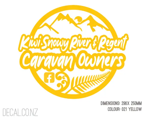 Kiwi Snowy River & Regent Caravan Club Logo NEW 2025 - Image 4