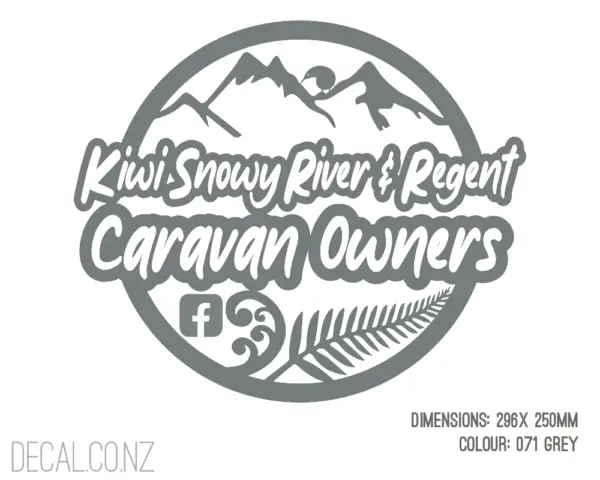 Kiwi Snowy River & Regent Caravan Club Logo NEW 2025 - Image 14