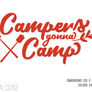 Campers Gonna Camp Phrase