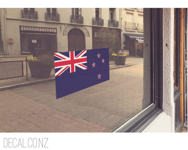 Official New Zealand Flag Printed Decal Decal.co.nz