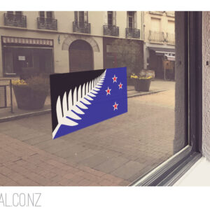 Lockwood Design New Zealand Silver Fern Flag Printed Decal