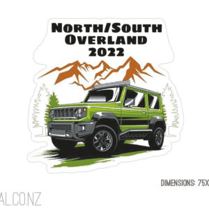 North/South Overland 2022 Traverse Suzuki Jimny Sticker